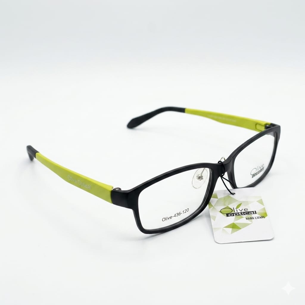 Armazón Oftálmico Olive Optical ultem-030 Negro/Verde