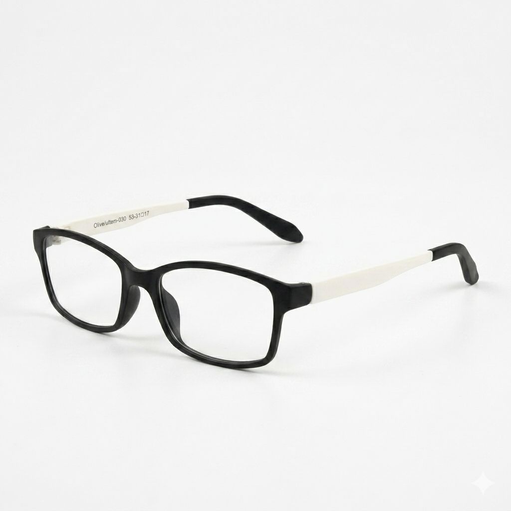 Armazón Oftálmico Olive Optical ultem-030 Negro/Blanco