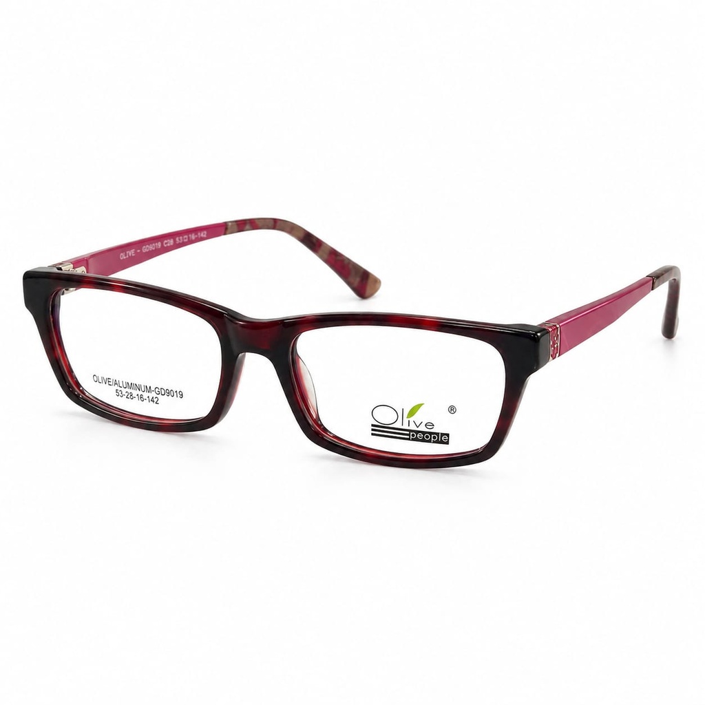 Armazón Oftálmico Olive People ALUMINUM-GD9019 Carey/Rosa/Marmol