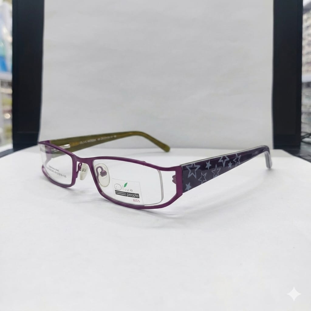 Armazón Oftálmico/Kids Olive Kids M2509K Morado/Estampado/Amarillo