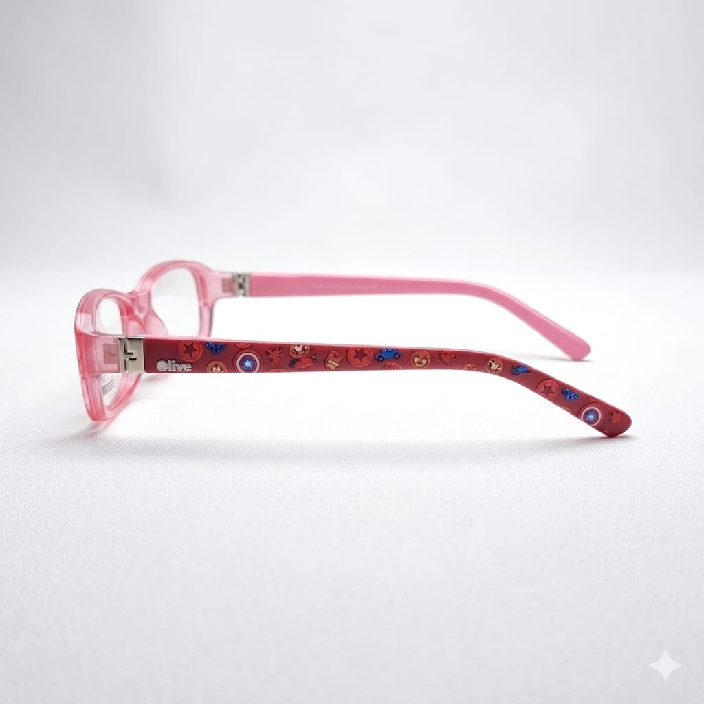 Armazón Oftálmico/Kids Olive Kids KIDS-1526P Rosa/Estampado/Transparente