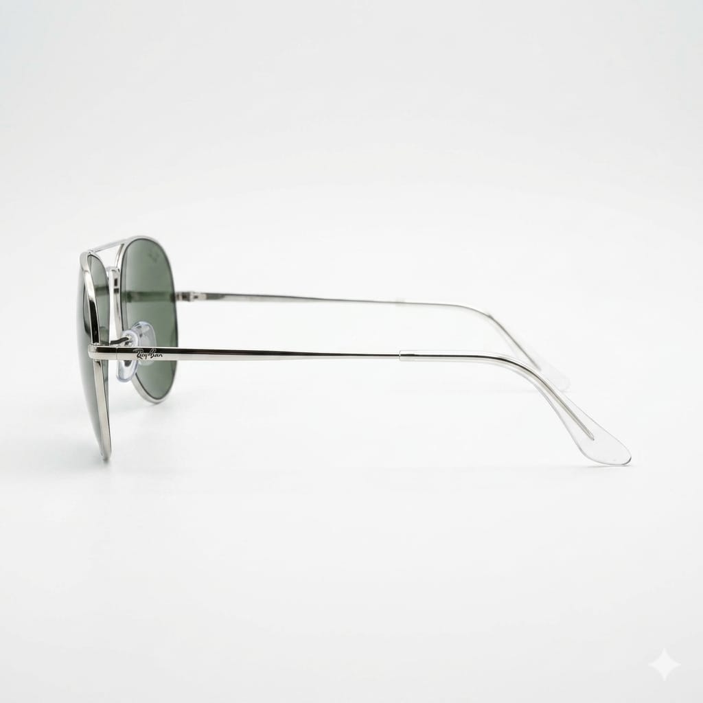 Armazon Oftálmico Ray Ban RB3449.9043/30 Plata/Transparente