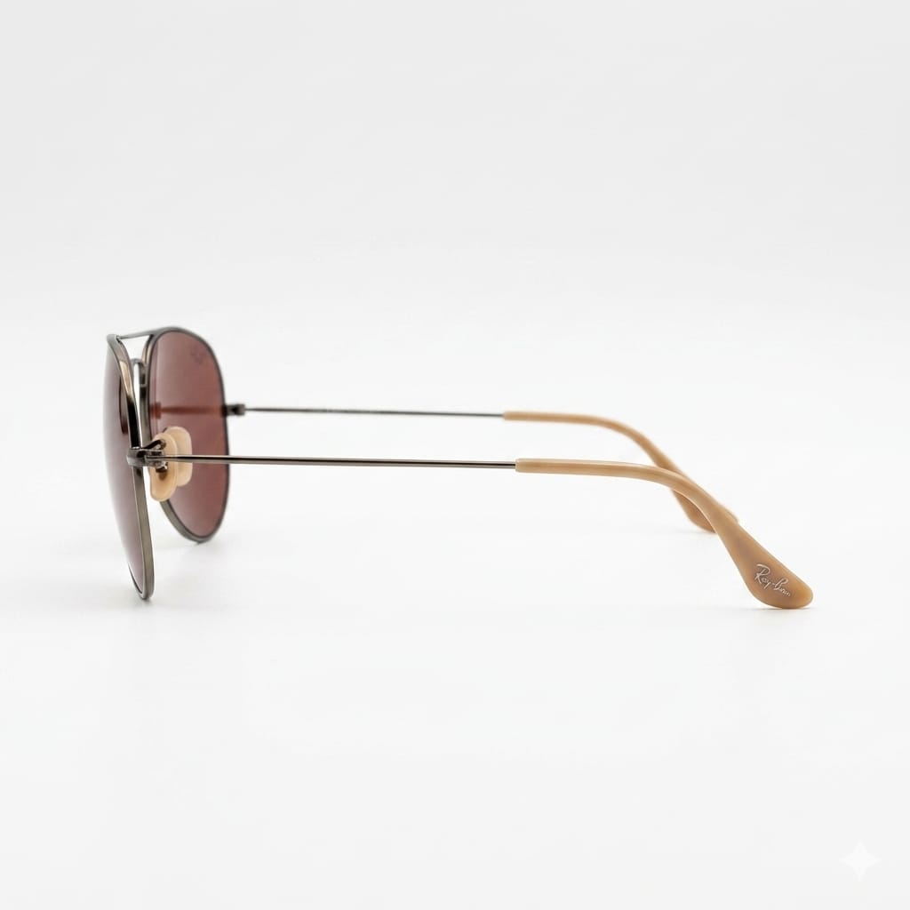 Armazon Oftálmico Ray Ban RB3025.AVIATOR.LARGE.METAL.167/2K Cafe