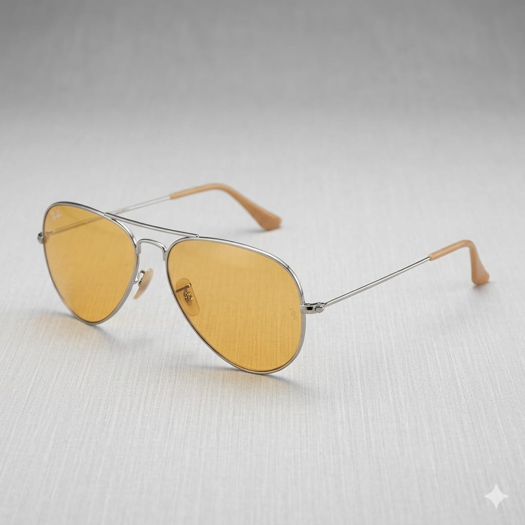 Armazon Oftálmico Ray Ban RB3025.AVIATOR.LARGE.METAL9065/V9 Plata/Nude