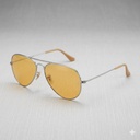 Armazon Oftálmico Ray Ban RB3025.AVIATOR.LARGE.METAL9065/V9 Plata/Nude