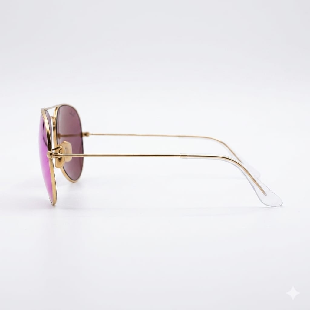 Armazon Oftálmico Ray Ban RB3025.AVIATOR.LARGE.METAL.112/4T Dorado/Transparente
