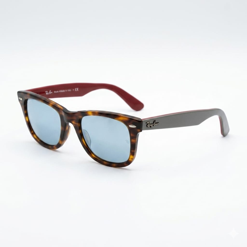 Armazon Oftálmico Ray Ban RB2140.1178/30 Carey/Gris/Rojo