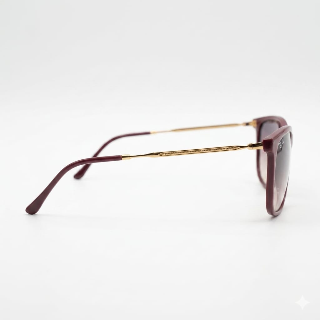 Armazon Oftálmico Ray Ban RB4344.6534/32 Vino/Dorado