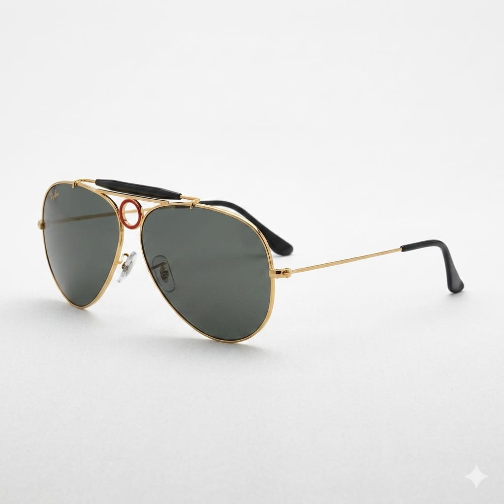 Armazon Oftálmico Ray Ban RB3138.SHOOTER.9240/B1 Dorado/Azul