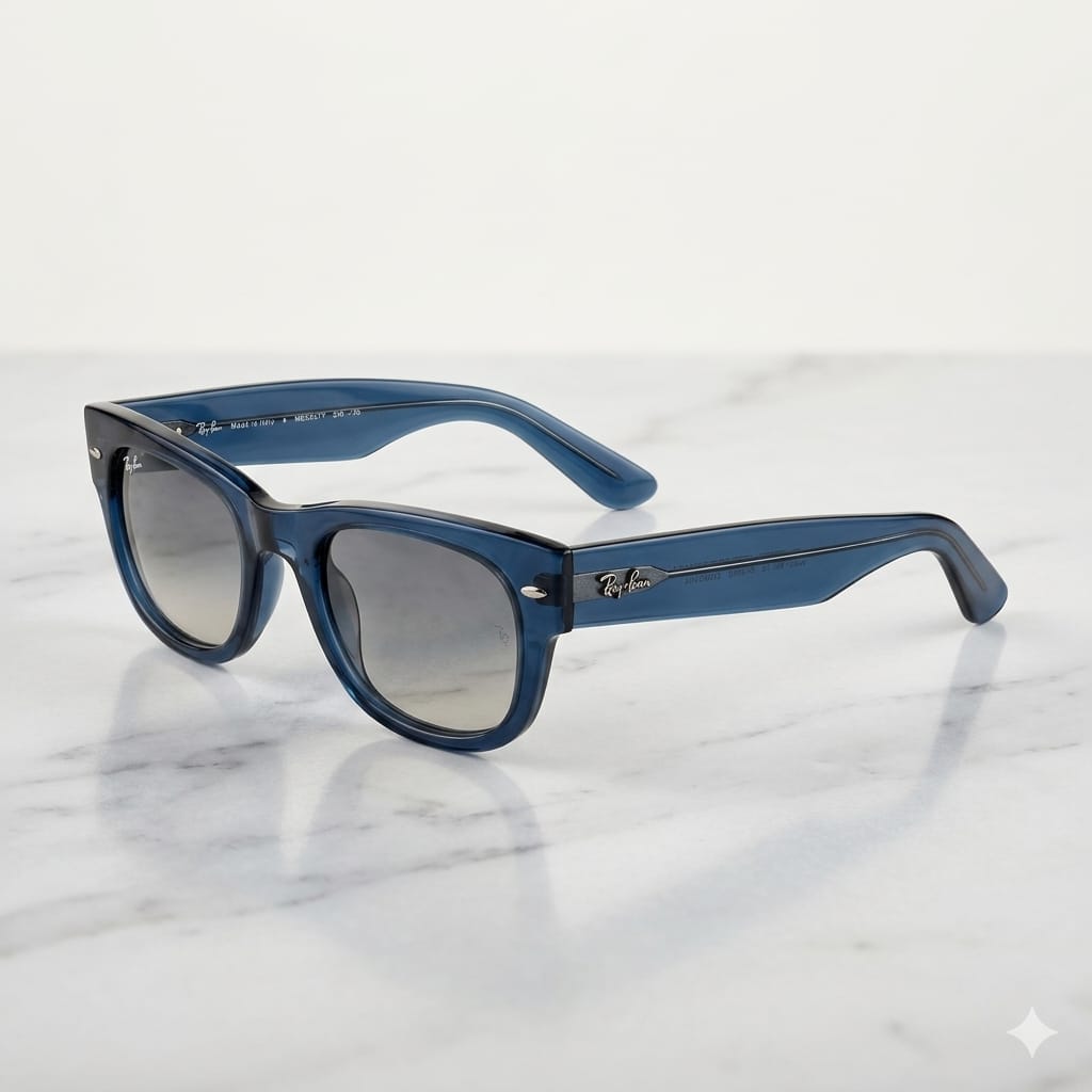 Armazon Solar Ray Ban RB.0832S.MEGA.WAYFARER Azul/Transparente