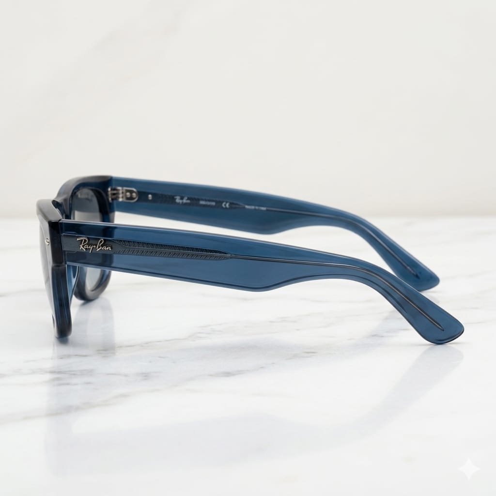 Armazon Solar Ray Ban RB.0832S.MEGA.WAYFARER Azul/Transparente