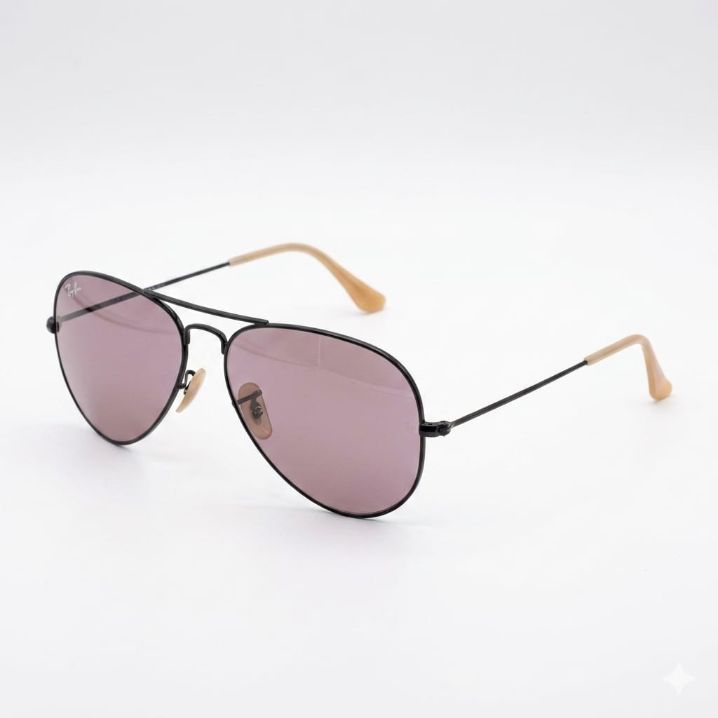 Armazon Oftálmico Ray Ban RB3025.AVIATOR.LARGE.METAL.9066/Z0 Negro/Cafe