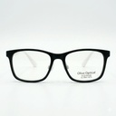 Armazón Oftálmico Olive Optical ultem-028 Negro/Blanco