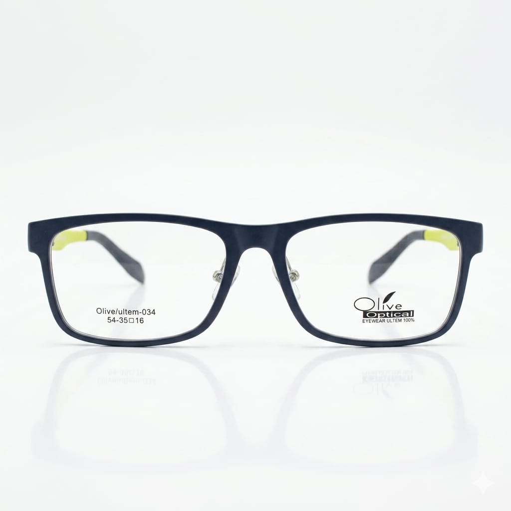 Armazón Oftálmico Olive optical ultem-034 Negro/Azul/Verde