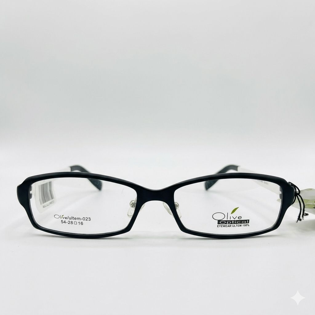 Armazón Oftálmico Olive Optical ultem-023 Negro/Blanco