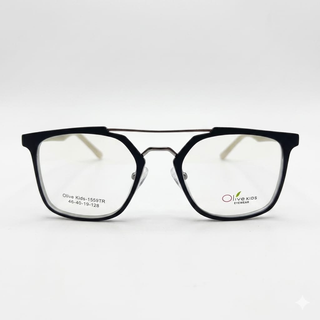 Armazón Oftálmico/Kids Olive Kids Kids-1557TR Negro/Transparente