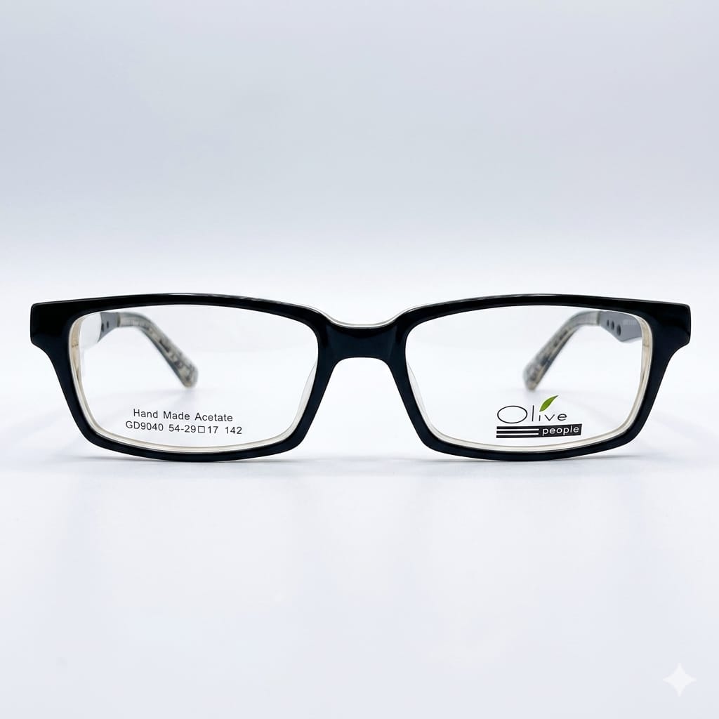 Armazón Oftálmico Olive People GD9040 Negro/Transparente