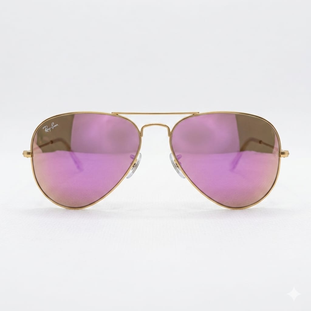 Armazon Oftálmico Ray Ban RB3025.AVIATOR.LARGE.METAL.112/41 Dorado/Transparente