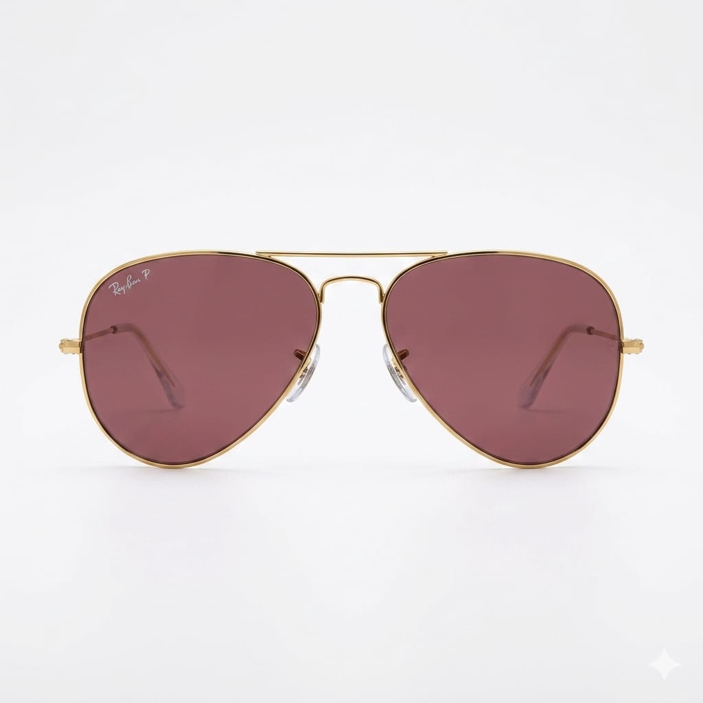 Armazon Oftálmico Ray Ban RB3025.AVIATOR.LARGE.METAL.9196/AF Dorado/Transparente