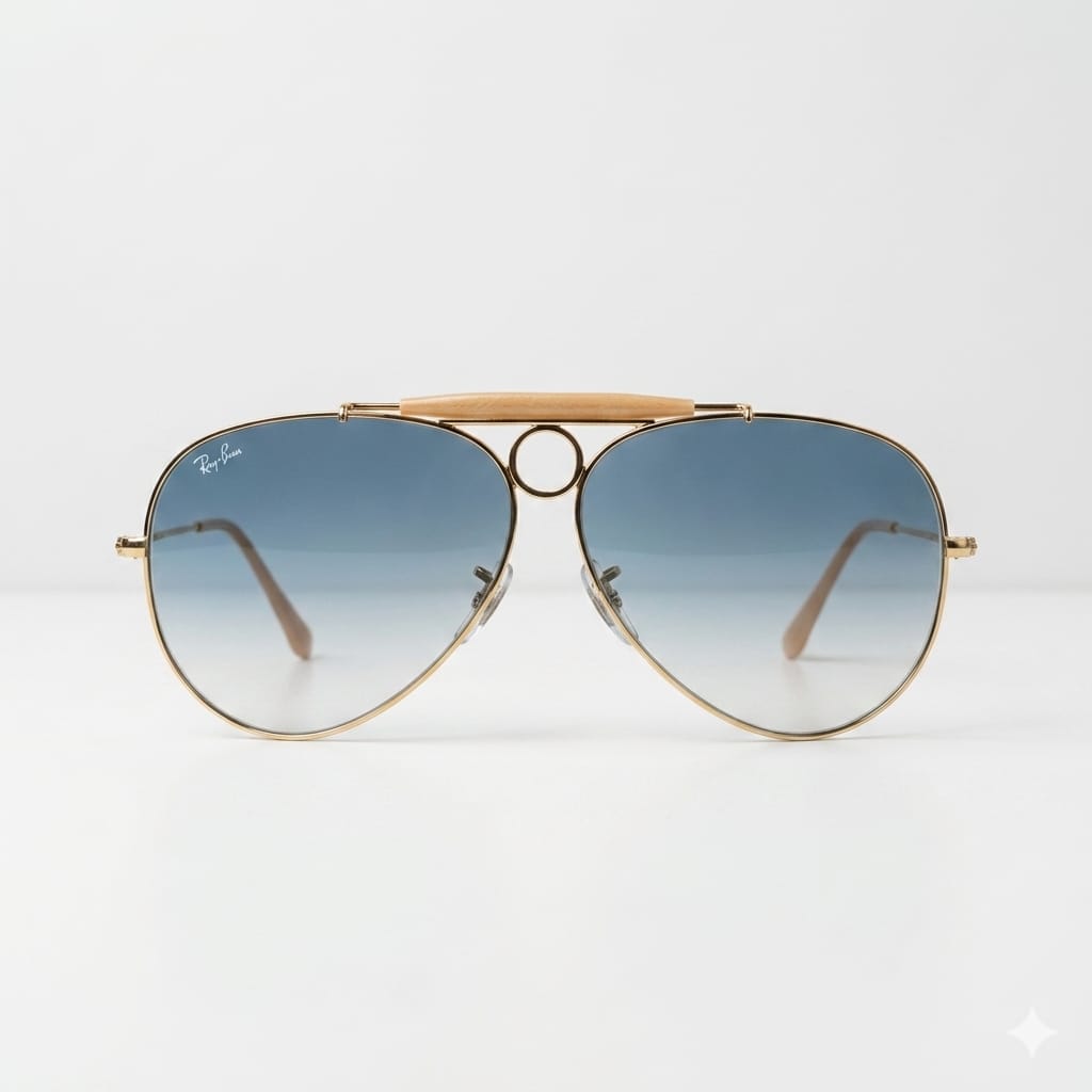 Armazón Solar Ray Ban RB3138.SHOOTER Dorado/Cafe
