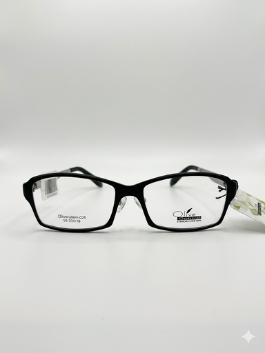 [AOLLUL25NEIS] Armazón Oftálmico Olive Optical ultem-025 Negro/Gris