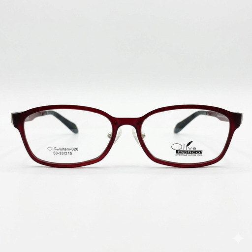 [AOLLUL26VINO] Armazón Oftálmico Olive Optical ultem-026 Vino