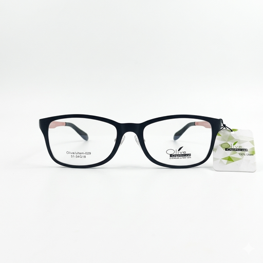 [AOLLUL29NESA] Armazón Oftálmico Olive Optical ultem-029 Negro/Rosa