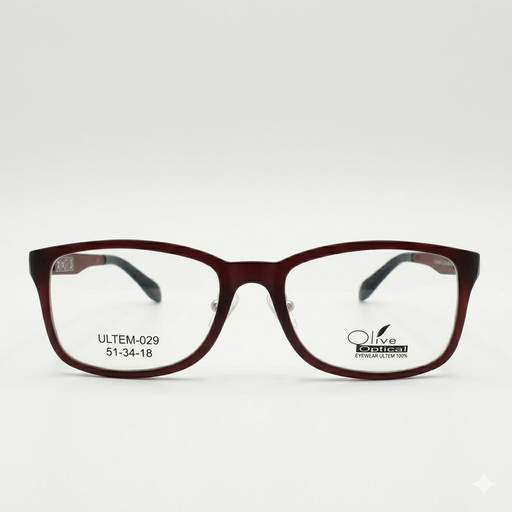 [AOLLUL29VINO] Armazón Oftálmico Olive Optical ultem-029 Vino