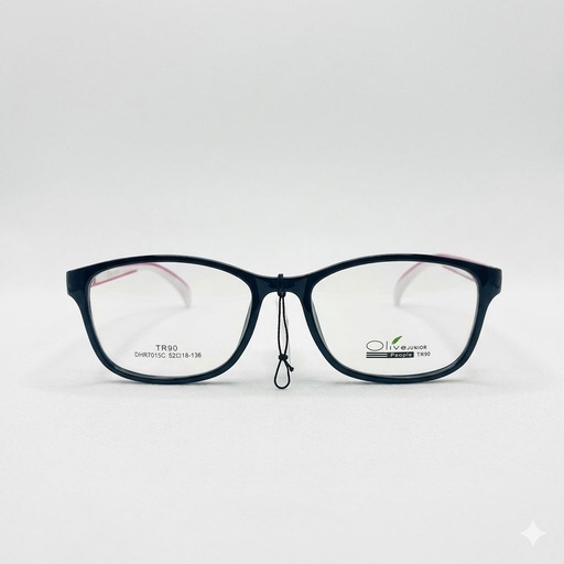 [KOLEDH5CNESA] Armazón Oftálmico/Kids Olive People DHR7015C Negro/Rosa