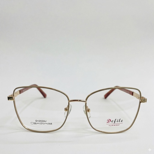 [ADEED1AJCADO] Armazón Oftálmico DEFILE D1202AJ CAFÉ/DORADO