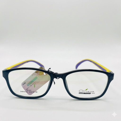 [KOLEDH5CNELO] Armazón Oftálmico/Kids Olive People DHR7015C Negro/Amarillo