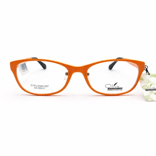 [AOLMUL27NARO] Armazón Oftálmico OLIVE ULTEM ultem-027 Naranja/Negro