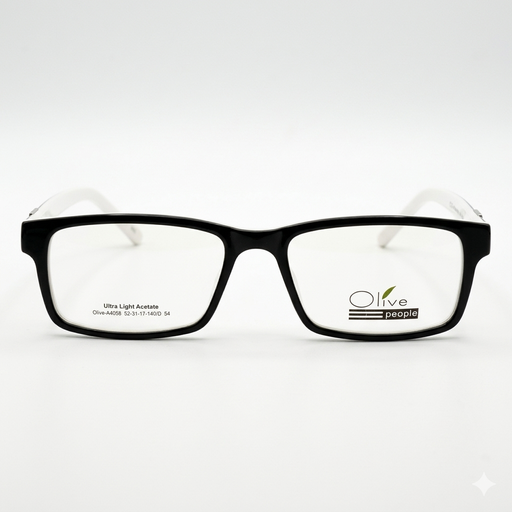 [AOLEOL58NECO] Armazón Oftálmico Olive People Olive-A4058 Negro/Blanco