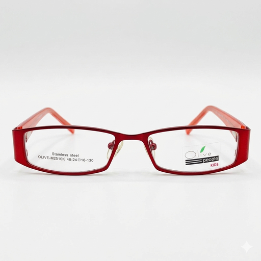 [AOLSM20KROSA] Armazón Oftálmico/Kids Olive Kids M2510K Rojo/Estampado/Rosa