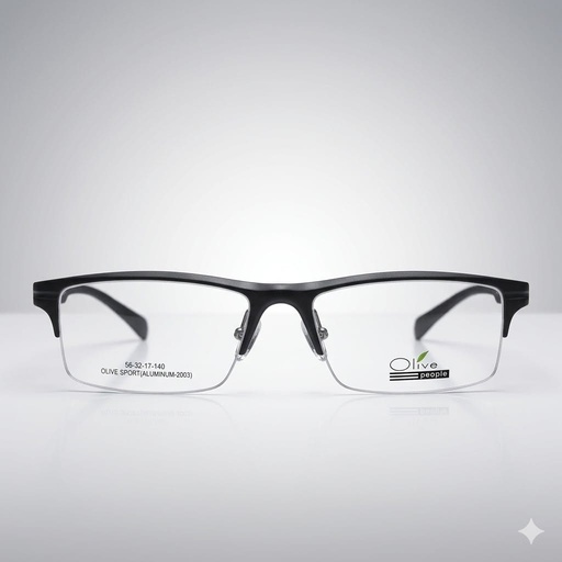 [AOLEAL03GRRO] Armazón Oftálmico Olive People ALUMINUM-2003 Gris/Negro