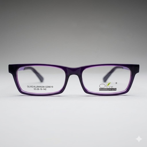 [AOLEAL19MODO] Armazón Oftálmico Olive People ALUMINUM-GD9019 Morado