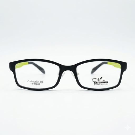 [AOLLUL30NEDE] Armazón Oftálmico Olive Optical ultem-030 Negro/Verde