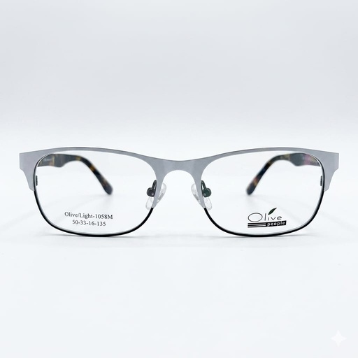 [AOLELI8MBLDO] Armazón Oftálmico Olive People Light-1058M Blanco-Negro-Café-Estampado