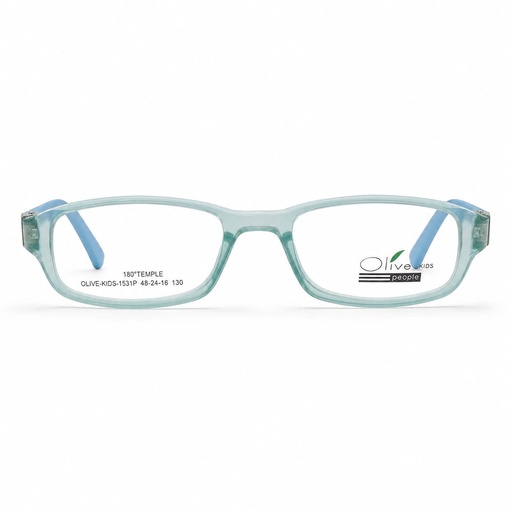 [AOLSKI1PAZDO] Armazón Oftálmico/Kids Olive Kids KIDS-1531P Azul/Transparente/Estampado