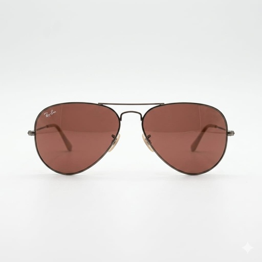 [MRANRB2KCAFE] Armazon Oftálmico Ray Ban RB3025.AVIATOR.LARGE.METAL.167/2K Cafe