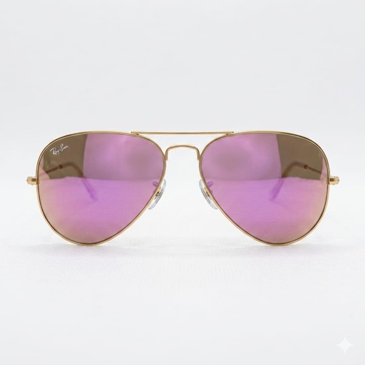 [MRANRB41DOTE] Armazon Oftálmico Ray Ban RB3025.AVIATOR.LARGE.METAL.112/41 Dorado/Transparente