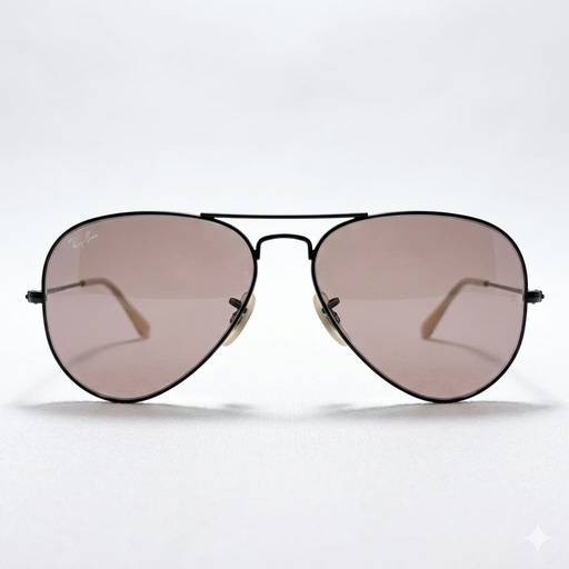 [MRANRBZ0NEFE] Armazon Oftálmico Ray Ban RB3025.AVIATOR.LARGE.METAL.9066/Z0 Negro/Cafe